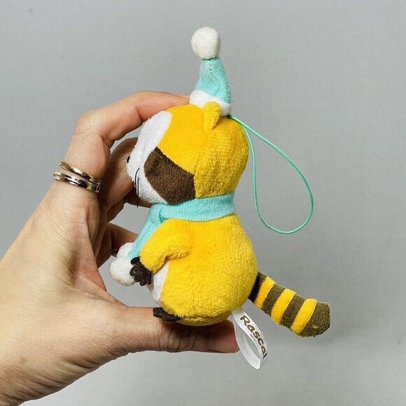Sk Japan Rascal Raccoon Plush Charm Hang Mascot Doll Japanese Animation Cartoon - Picture 5 of 9